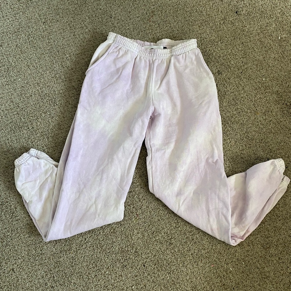 Melody Ehsani Lilac Tie-Dye Sweats Small 💜